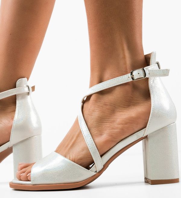 SFINX(LULU) Сандали на ток Ervans Сребърни