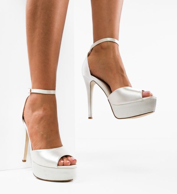 Ali Сандали на ток Euandro Бели