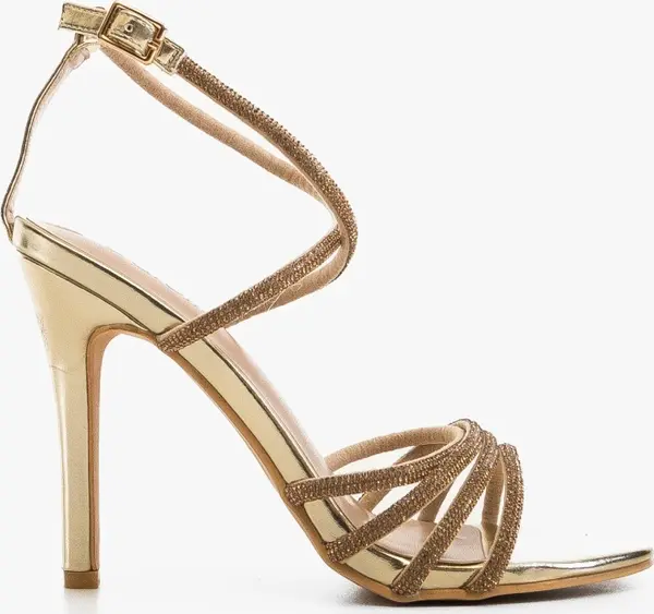 Carolie Сандали на ток Evie Златни