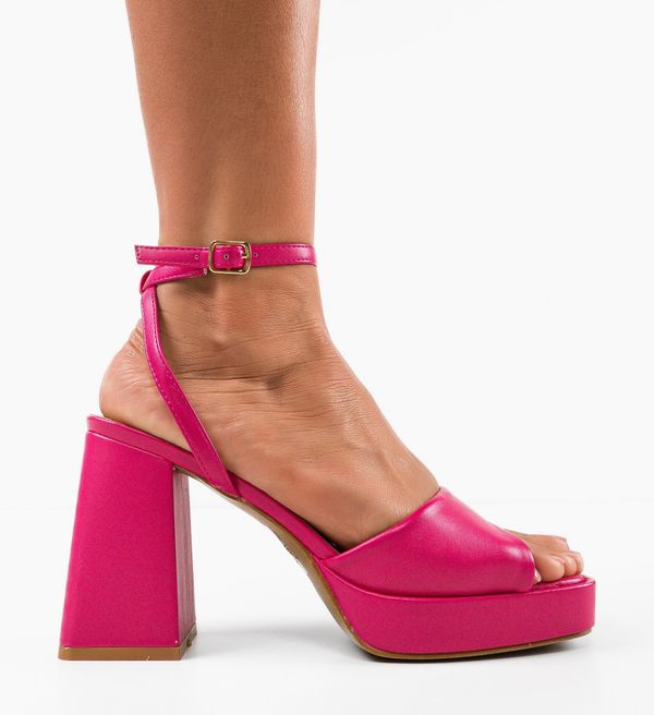 Ali Сандали на ток Flaviana Фуксия