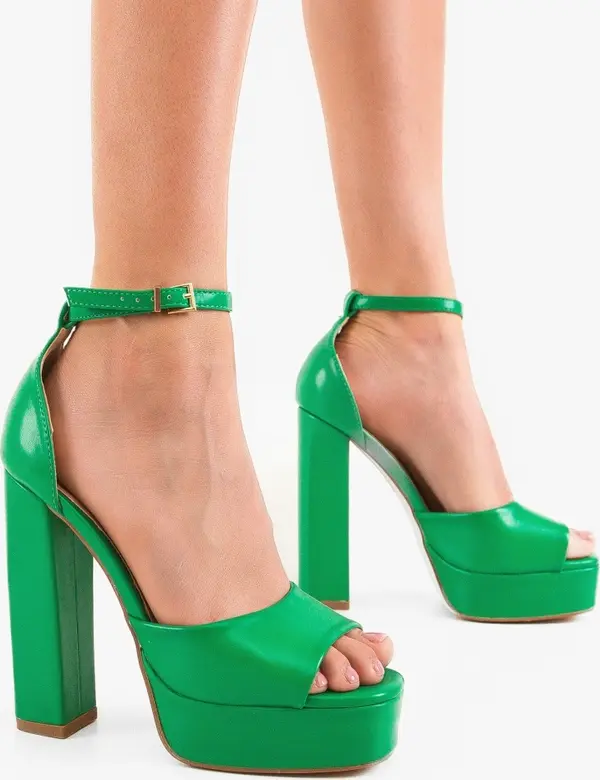 Ali Сандали на ток Flora Зелени