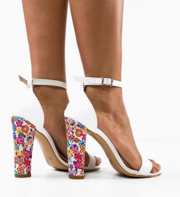 Exist Shoes Сандали на ток Florys Бели