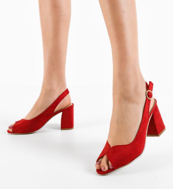 Botinelli Сандали на ток Francesca 2 Червени