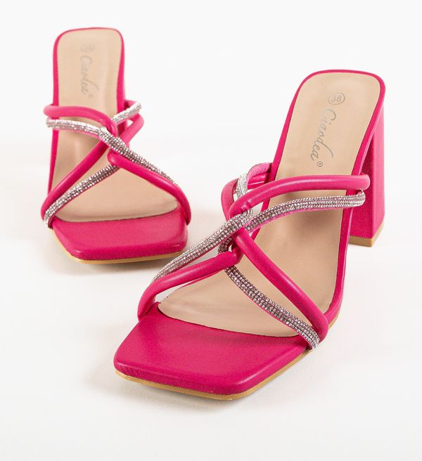 Ali Сандали на ток Fulvias Фуксия