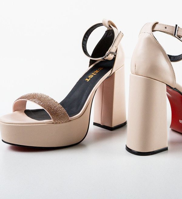 Exist Shoes Сандали на ток Gabama Бежов