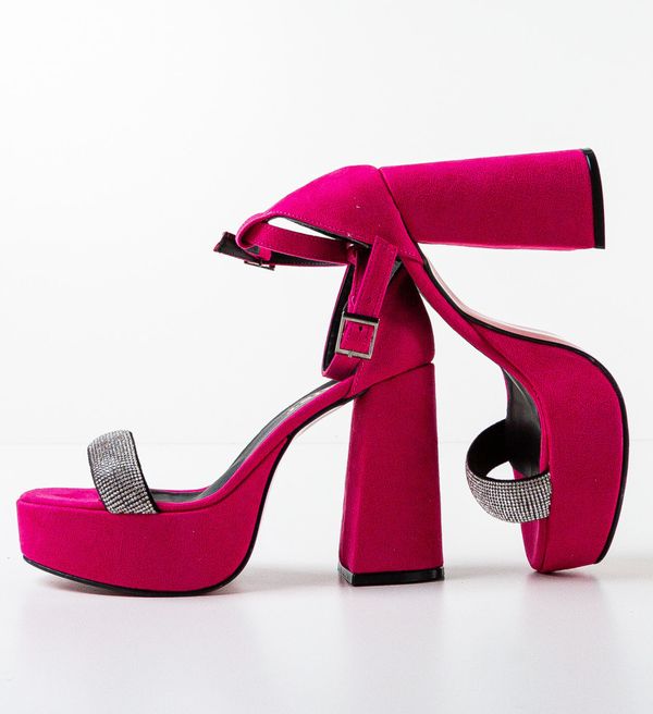 Exist Shoes Сандали на ток Gabama Фуксия