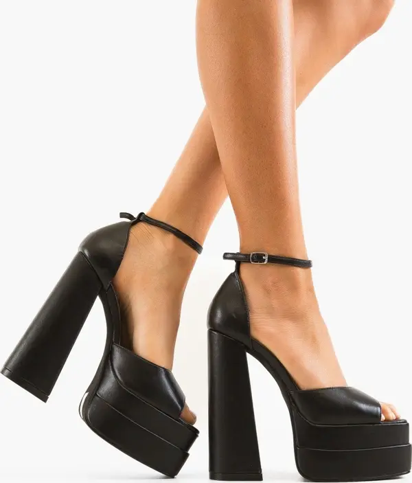 Ali Сандали на ток Gail Черни