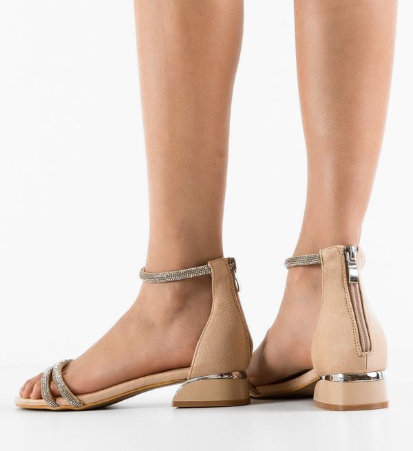 SFINX(LULU) Сандали на ток Gamma Бежов