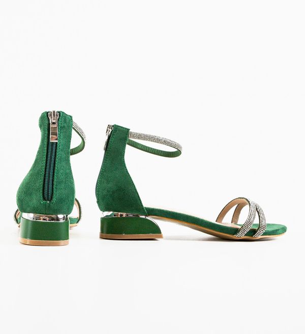 SFINX(LULU) Сандали на ток Gamma Зелени