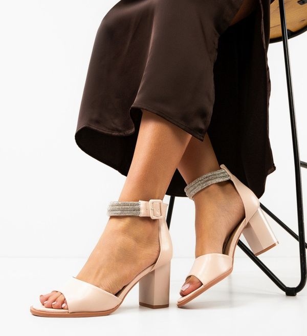 SFINX(LULU) Сандали на ток Germanic Бежов