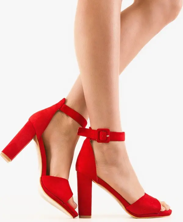 Tony Сандали на ток Ghideci 2 Червени