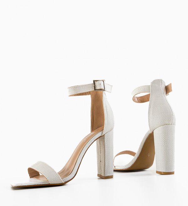 Botinelli Сандали на ток Grace Бели