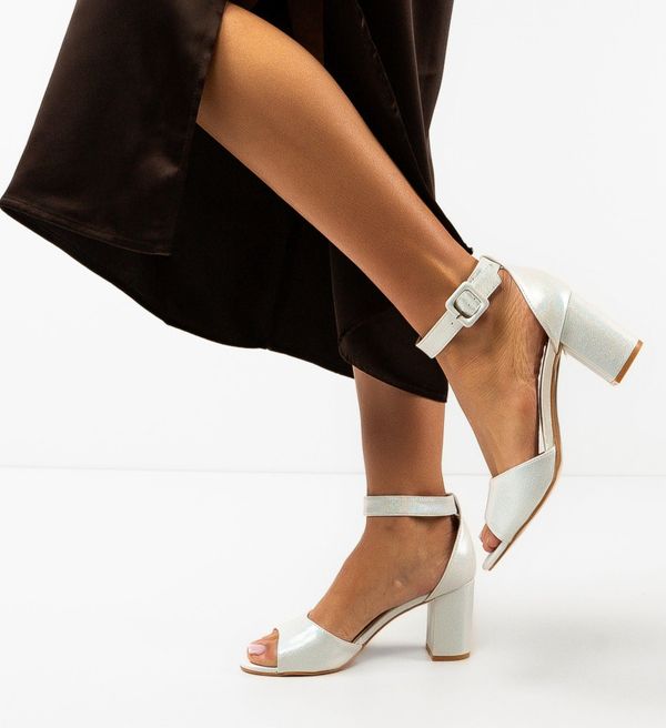 SFINX(LULU) Сандали на ток Gruel Бели