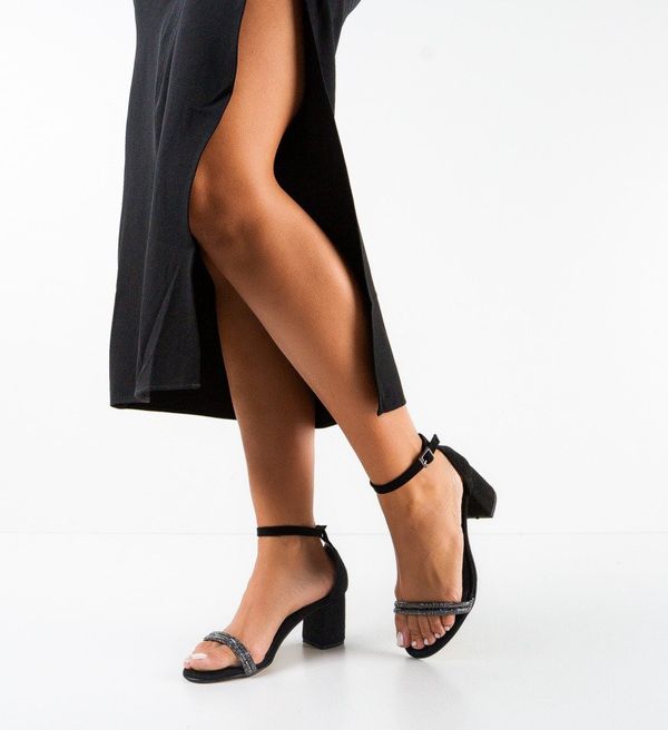 Exist Shoes Сандали на ток Gudy Черни