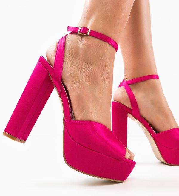 Ali Сандали на ток Gustavo Фуксия