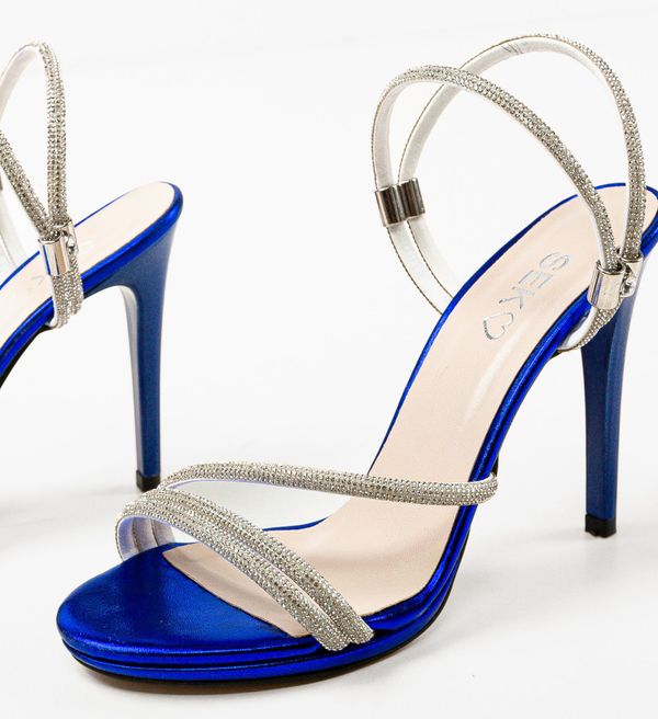 Wow Shoes Сандали на ток Gynn Сини