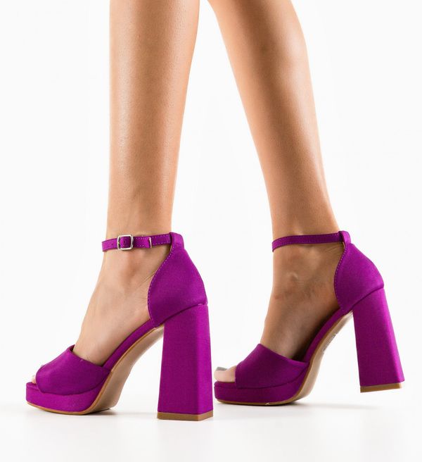 Ali Сандали на ток Harsh Лилав