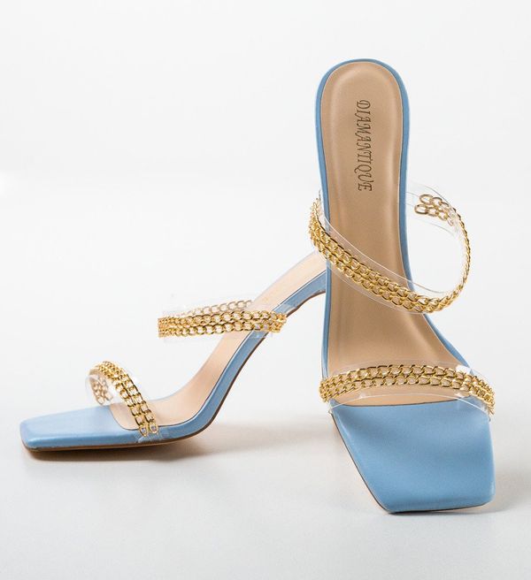 Ali Сандали на ток Harvir Сини