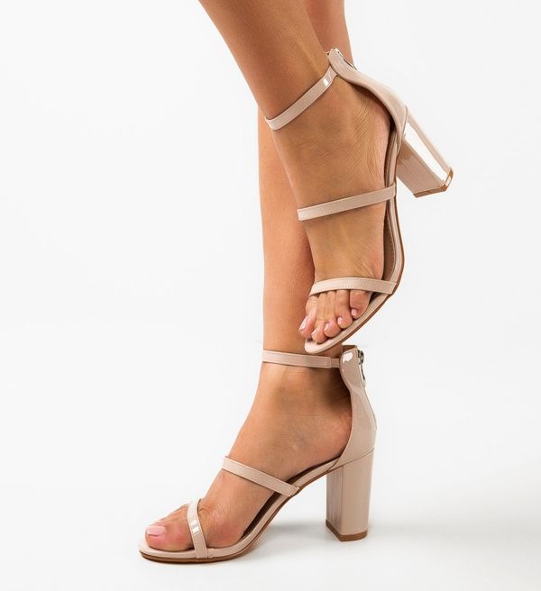 Mei Сандали на ток Hazel Бежов