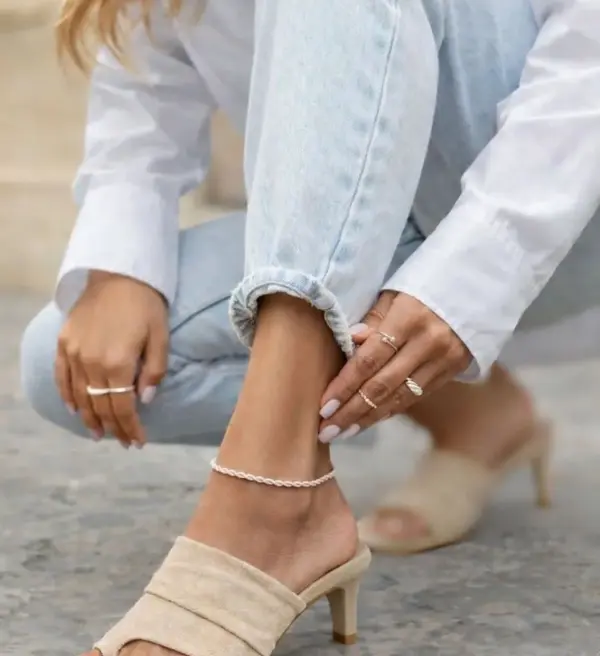 Ali Сандали на ток Herko Бежов