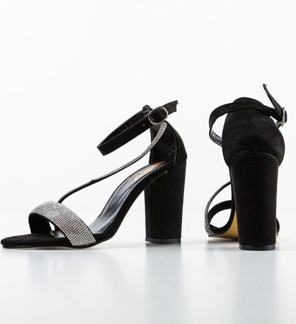 Wow Shoes Сандали на ток Heze Черни