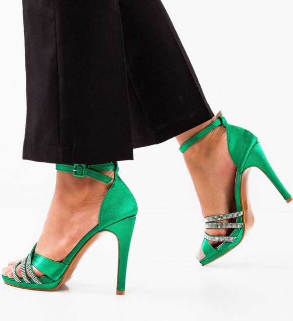 Mei Сандали на ток Jacob Зелени