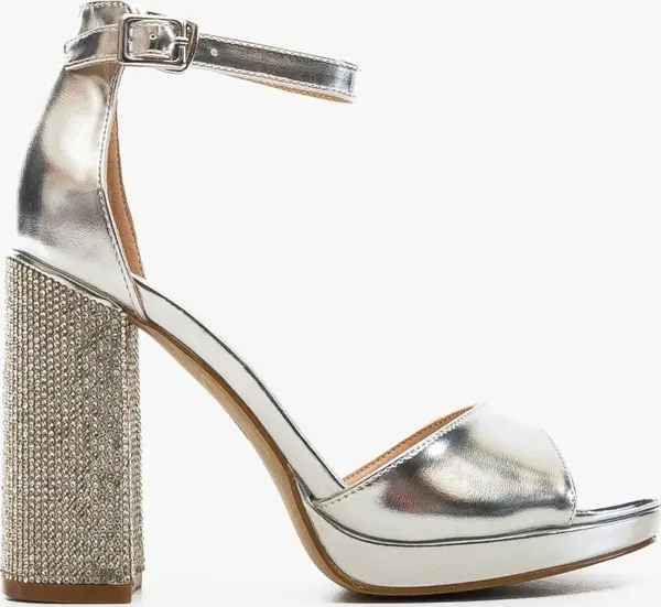 SFINX(LULU) Сандали на ток Jazar Сребърни