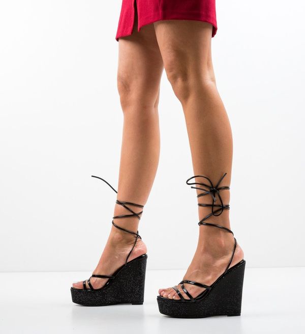 Mei Сандали на ток Jekol Черни