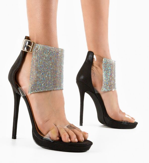 Botinelli Сандали на ток Joakim Черни