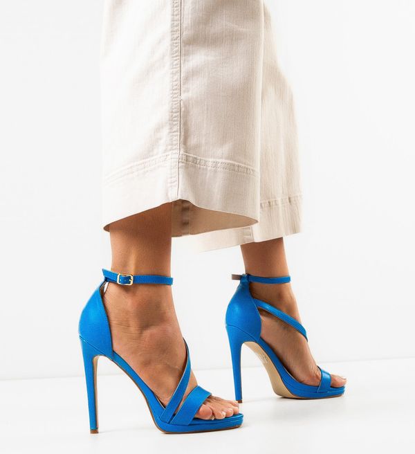 Botinelli Сандали на ток Jova Сини