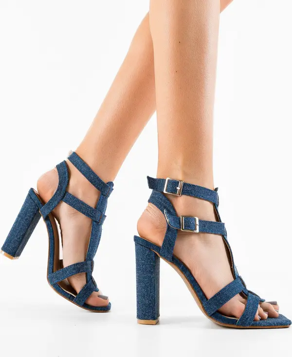 Botinelli Сандали на ток Joy Сини