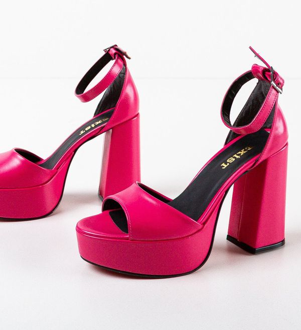 Exist Shoes Сандали на ток Katina 2 Фуксия