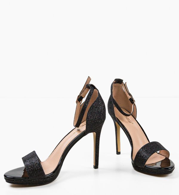 Botinelli Сандали на ток Kent Черни