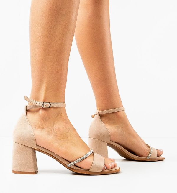 SFINX(LULU) Сандали на ток Kerblex Бежов