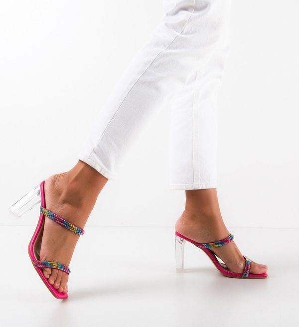 Ali Сандали на ток Keziah Фуксия