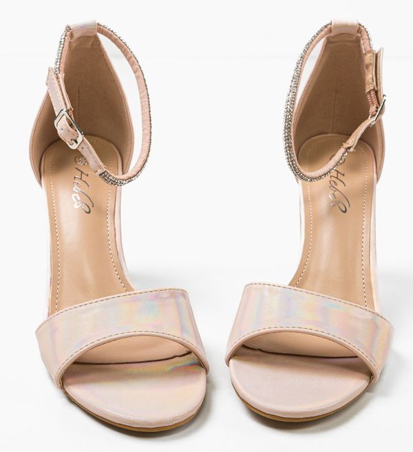 Hebe Сандали на ток Kinu Розов