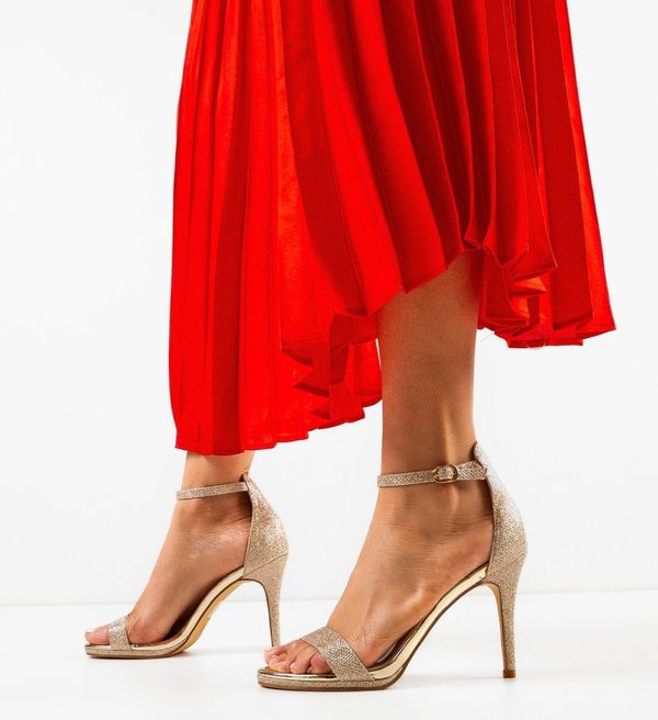 Botinelli Сандали на ток Krijo Златни