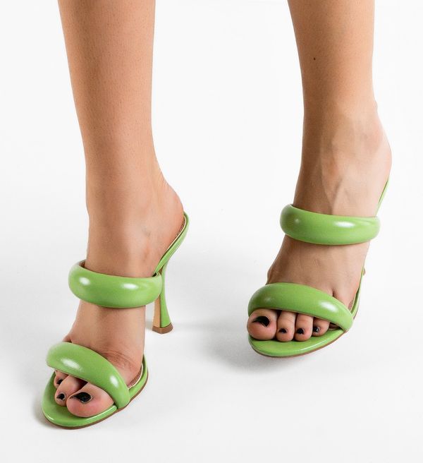 Ali Сандали на ток Krista Зелени