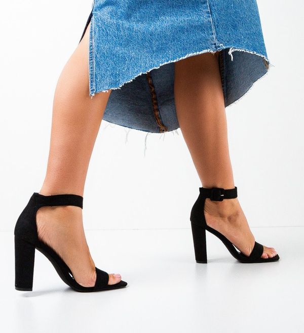 Botinelli Сандали на ток Lareta 2 Черни