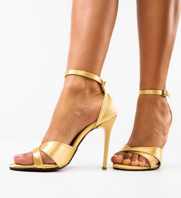 Exist Shoes Сандали на ток Lazawa Златни