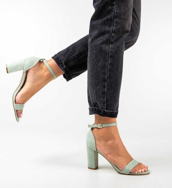 Botinelli Сандали на ток Lexi Зелени
