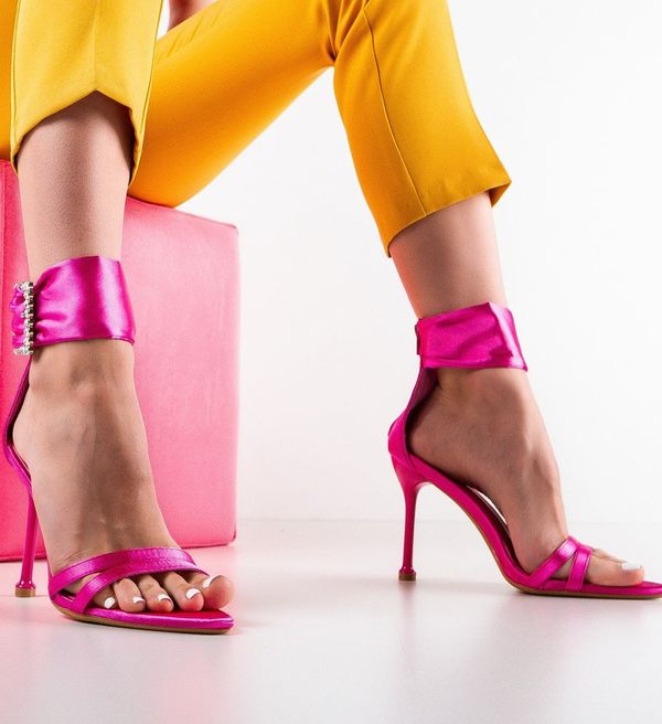 Ali Сандали на ток Linzi Фуксия