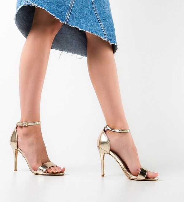 Botinelli Сандали на ток Lione Златни