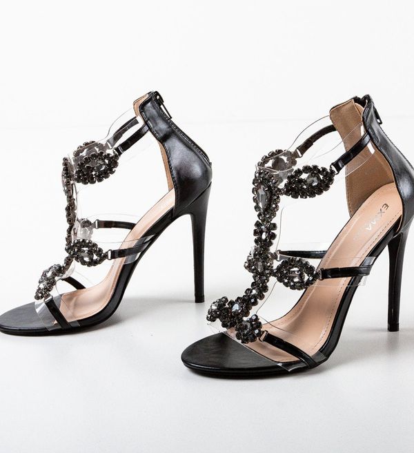 Ali Сандали на ток Lovell Черни