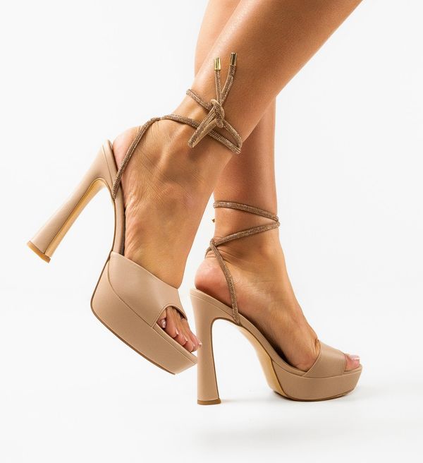 Wow Shoes Сандали на ток Lovit Нуд