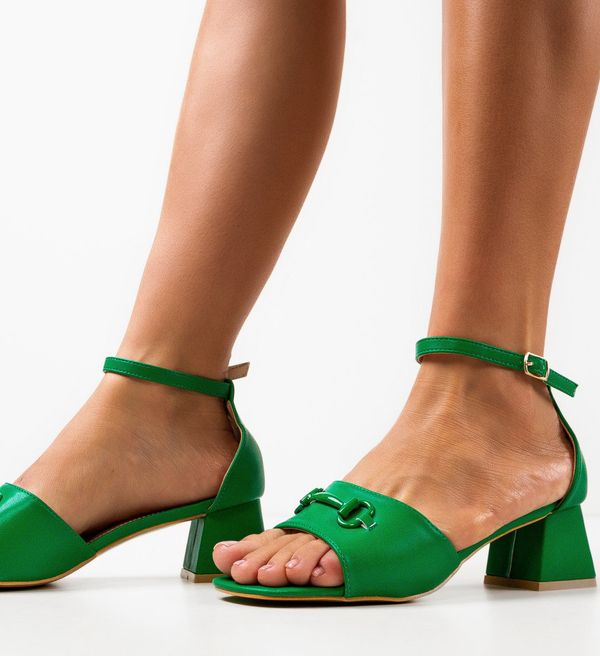 Ali Сандали на ток Lutgar Зелени