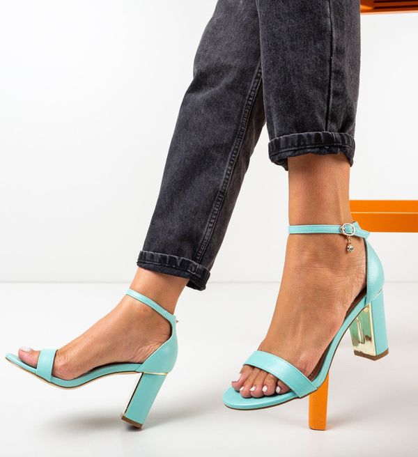 Botinelli Сандали на ток Mae Тюркоаз