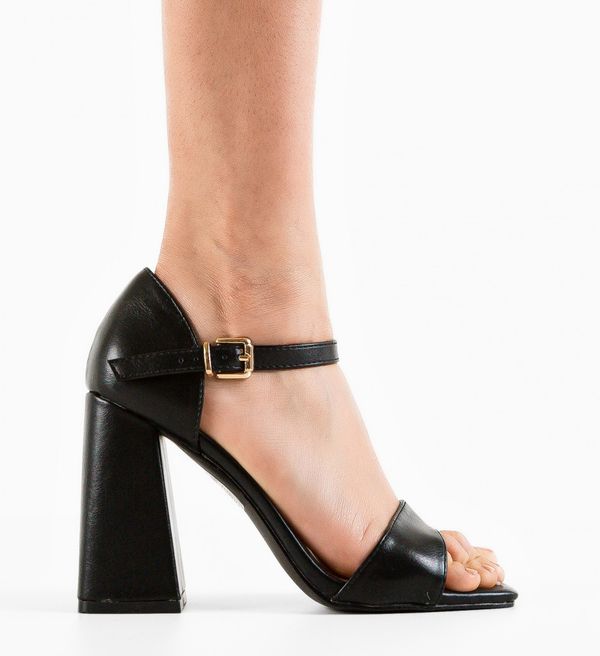 Ali Сандали на ток Mamen Черни