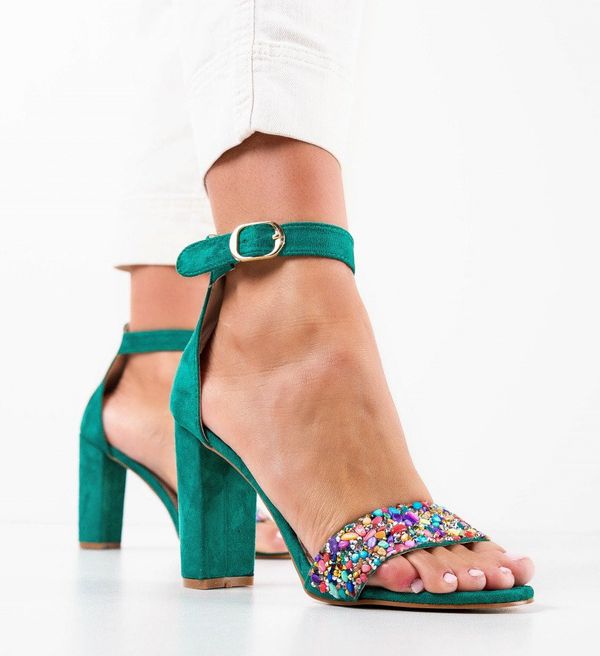 Botinelli Сандали на ток Marink Зелени