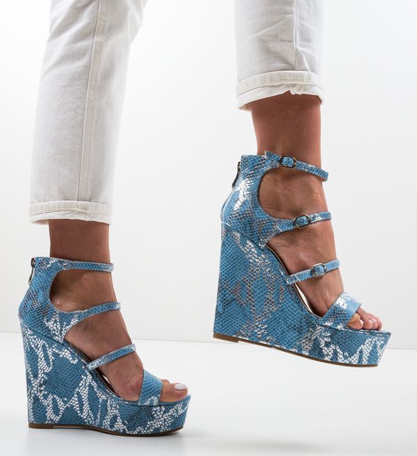 Mei Сандали на ток Markoza Сини